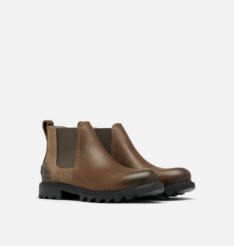 Sorel Herr Stövlar Mörk Brun - Mad Brick™ Chelsea - CSU-326184